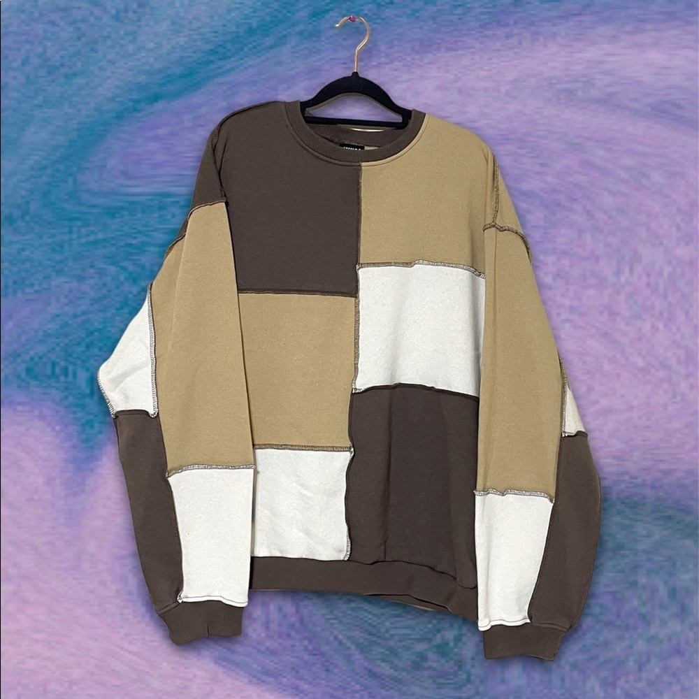 ♥︎ Minga London Patchwork Contrast Sweater ♥︎ - Picture 2 of 5